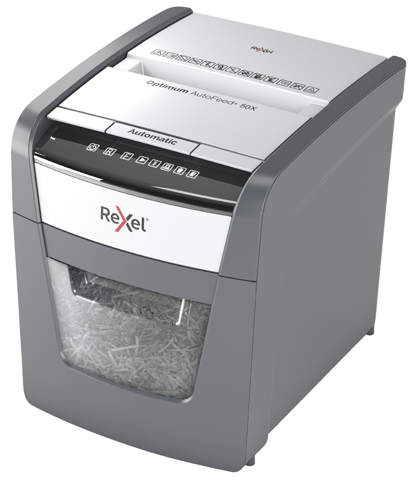 Rexel Destructeur de documents Optimum AutoFeed+ 50X