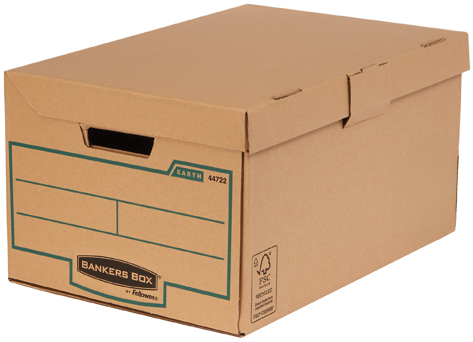 Fellowes BANKERS BOX EARTH caisse d'archivage avec couvercle