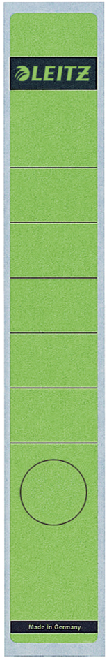 LEITZ Etiquette pour dos de classeur, 39 x 285 mm, vert