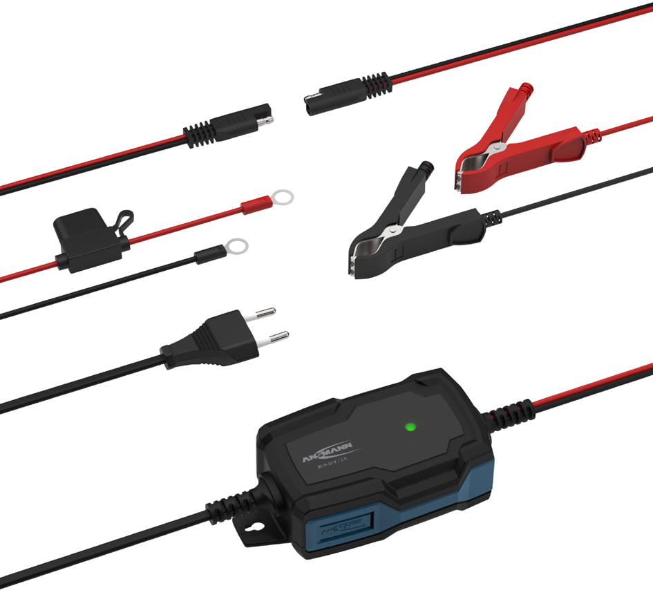 Chargeur de batterie pour voiture BC, avec contenu de la livraison