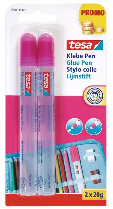 Colles liquides, en forme de stylo