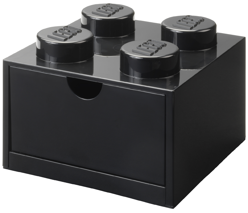 LEGO Brique tiroir DESK DRAWER 4, 1 tiroir, noir