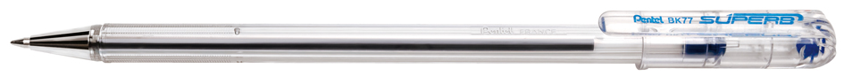 Pentel Recharge pour stylo à bille BKL77, bleu