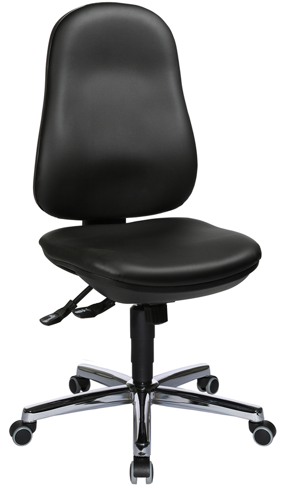 Topstar Fauteuil de bureau 'Support SY', similicuir, noir