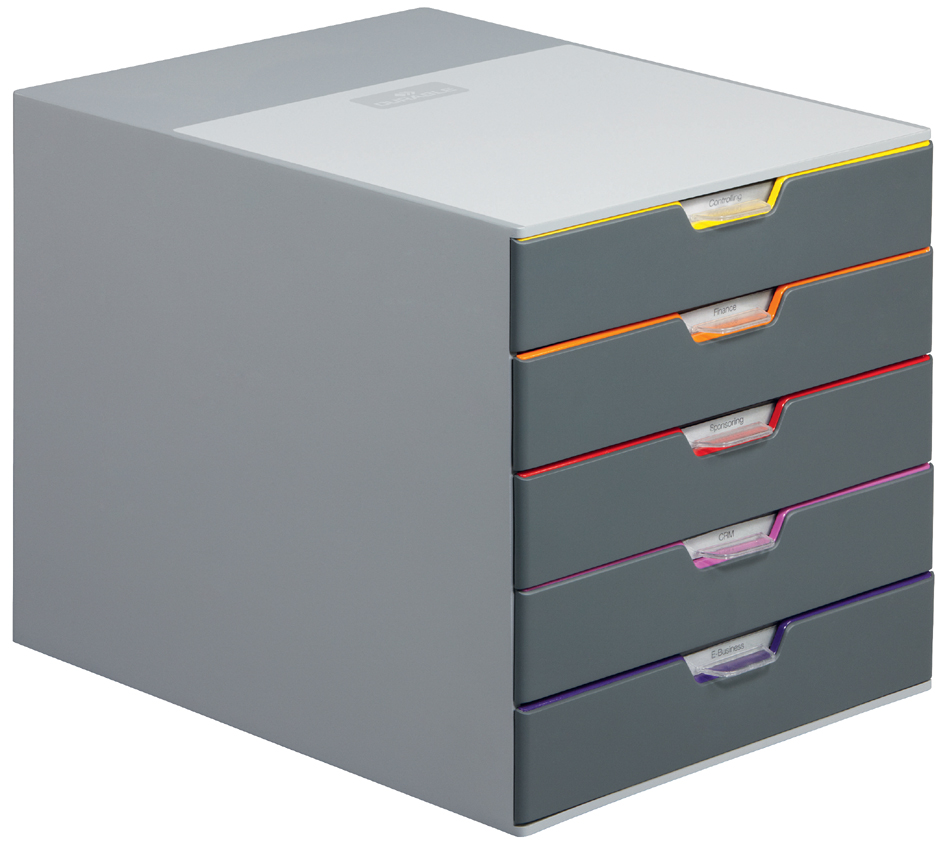 DURABLE Module de classement VARICOLOR 5, avec 5 tiroirs
