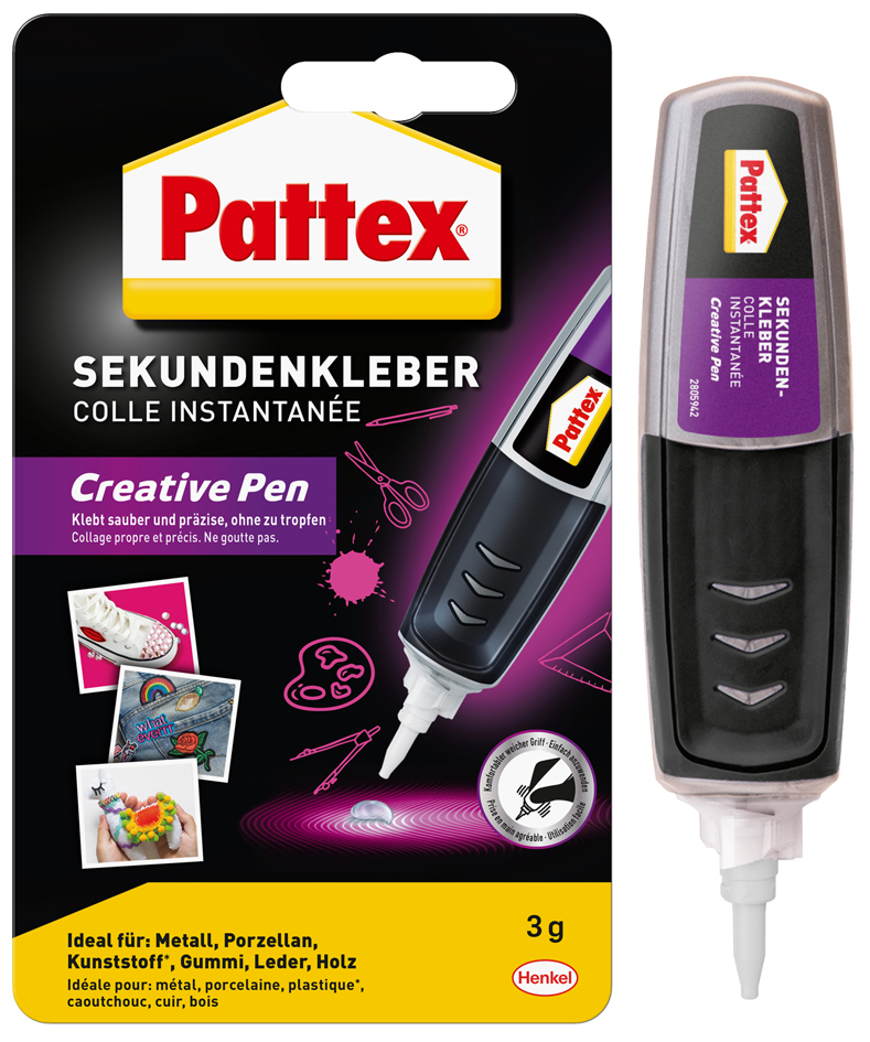 Pattex Colle instantanée Creative Pen, 3g