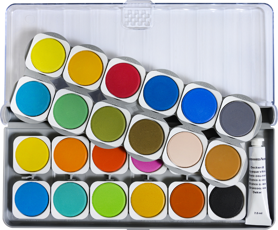 Boîte de peinture WINNER, 24 couleurs