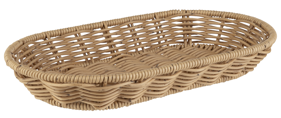 APS Corbeille à pain COVE, ovale, 280 x 160 mm, beige