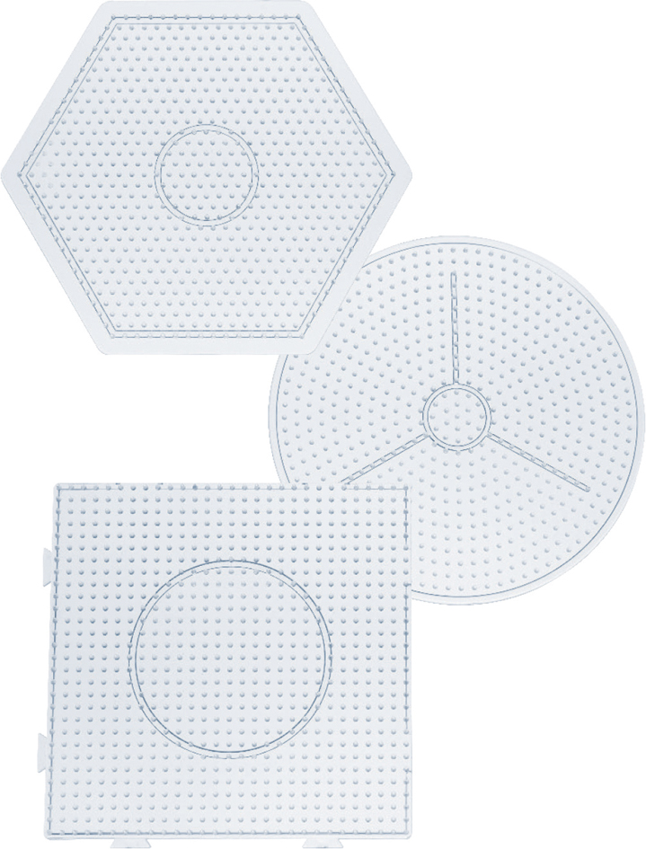 folia Plaques pour perles à repasser BASIC GRAND, assorti