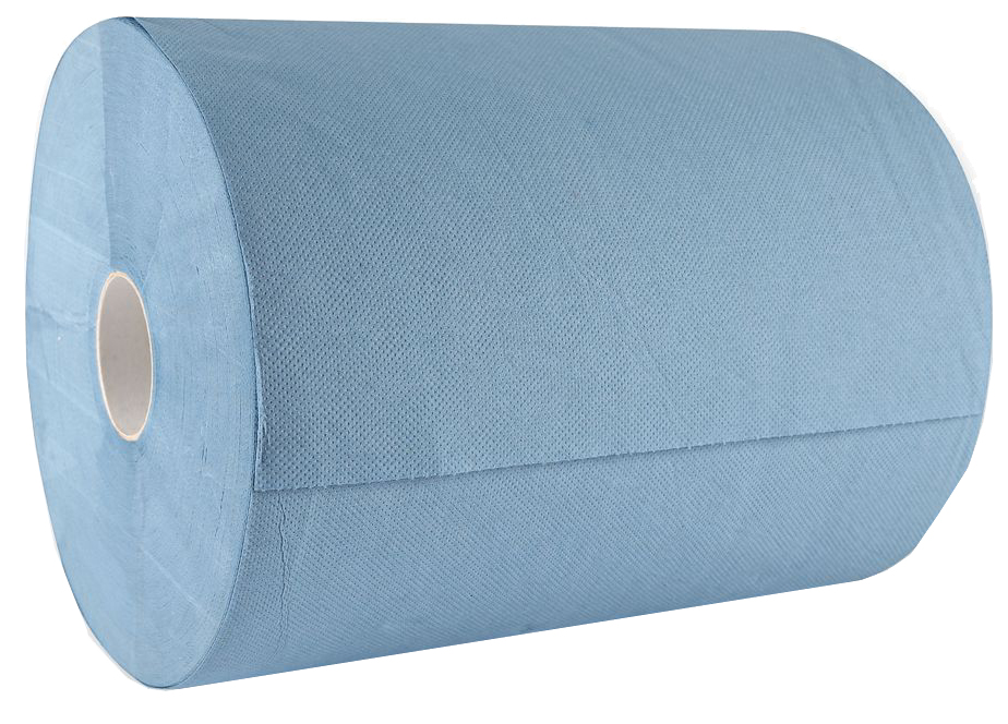 HYGOCLEAN Rouleau papier nettoyant, 220 x 350 mm, bleu