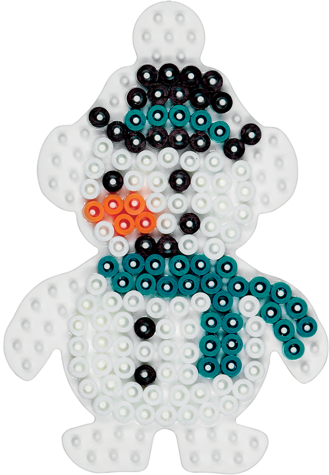 Visuel de référence : montre la plaque "pingouin" en utilisation comme "bonhomme de neige" (numéro de référence : 58140186)