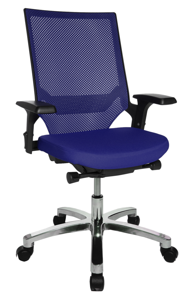 Topstar Fauteuil de bureau 'Autosyncron 1', bleu royal