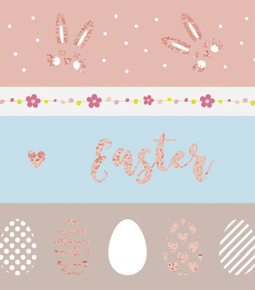 Rubans adhésifs décoratifs Washi-Tape "Frühjahr II", motifs