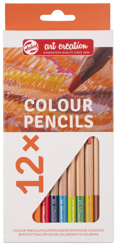 ROYAL TALENS Crayons de couleur Art Creation, rond, étui x12
