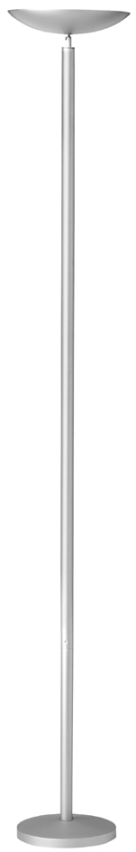 UNiLUX Lampadaire à LED FIRST, gris métallisé