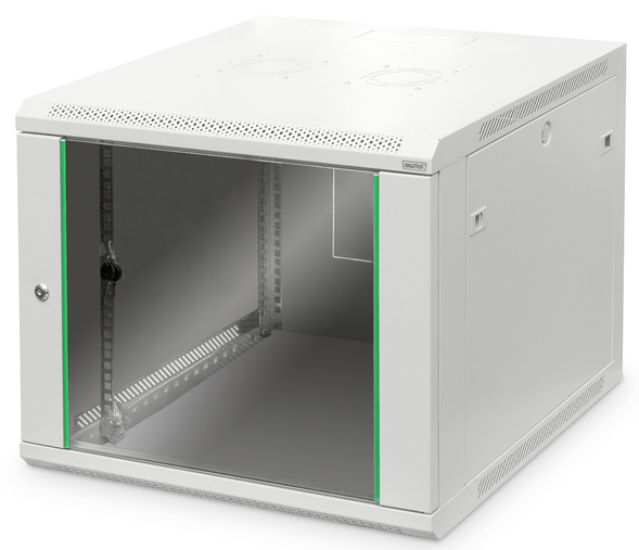 DIGITUS Coffret mural 19' Dynamic Basic, 9 U, gris clair