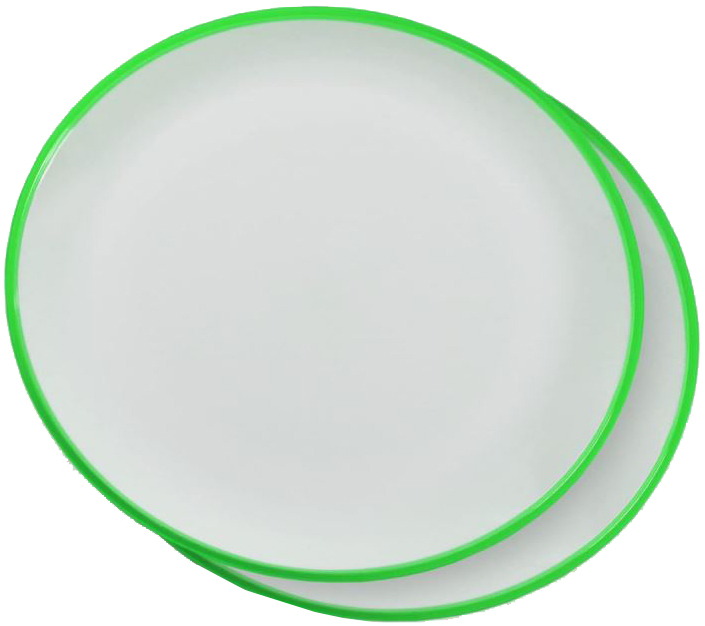 Assiettes réutilisables