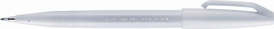 PentelArts Stylo feutre Brush Sign Pen SES 15, gris clair