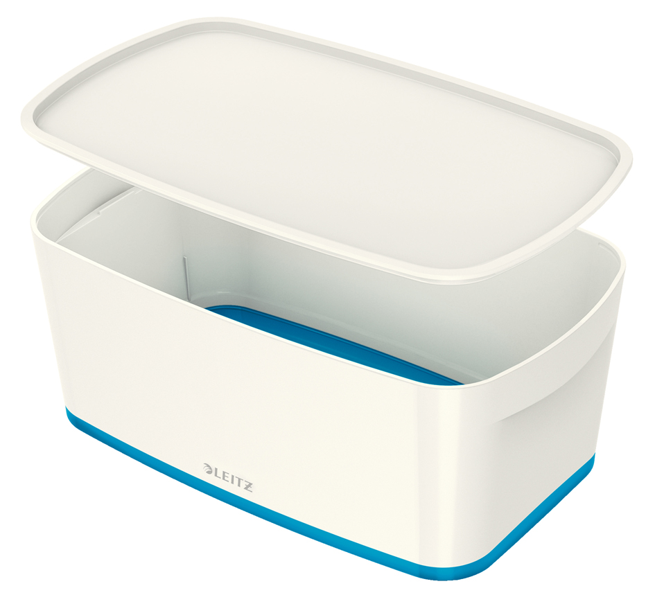 LEITZ Boîte de rangement My Box, 5 litres, blanc / bleu
