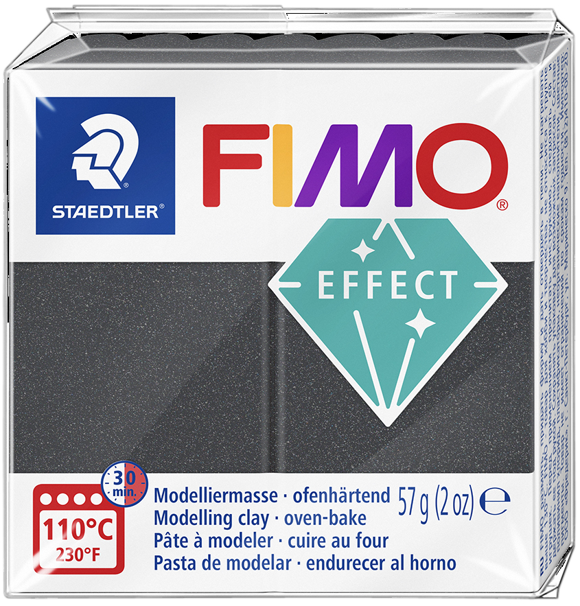 FIMO Pâte à modeler EFFECT, gris métallisé, 57 g