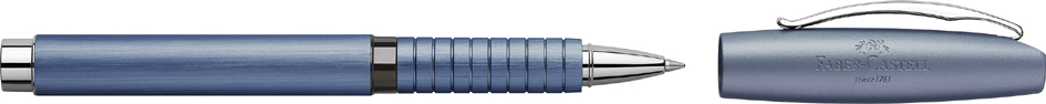 FABER-CASTELL Stylo roller Essentio Aluminium, bleu