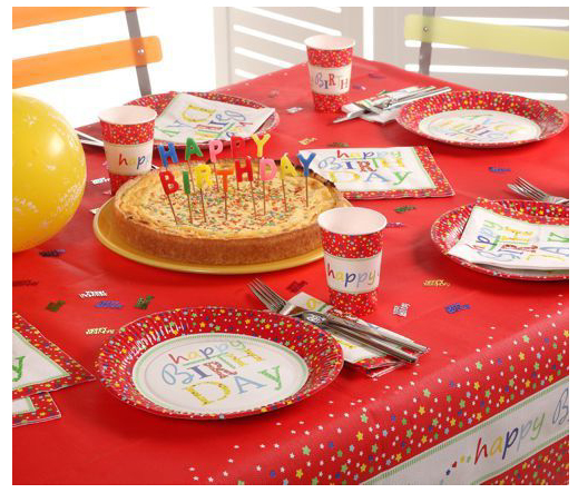 Assiettes jetables, carton, motifs enfan