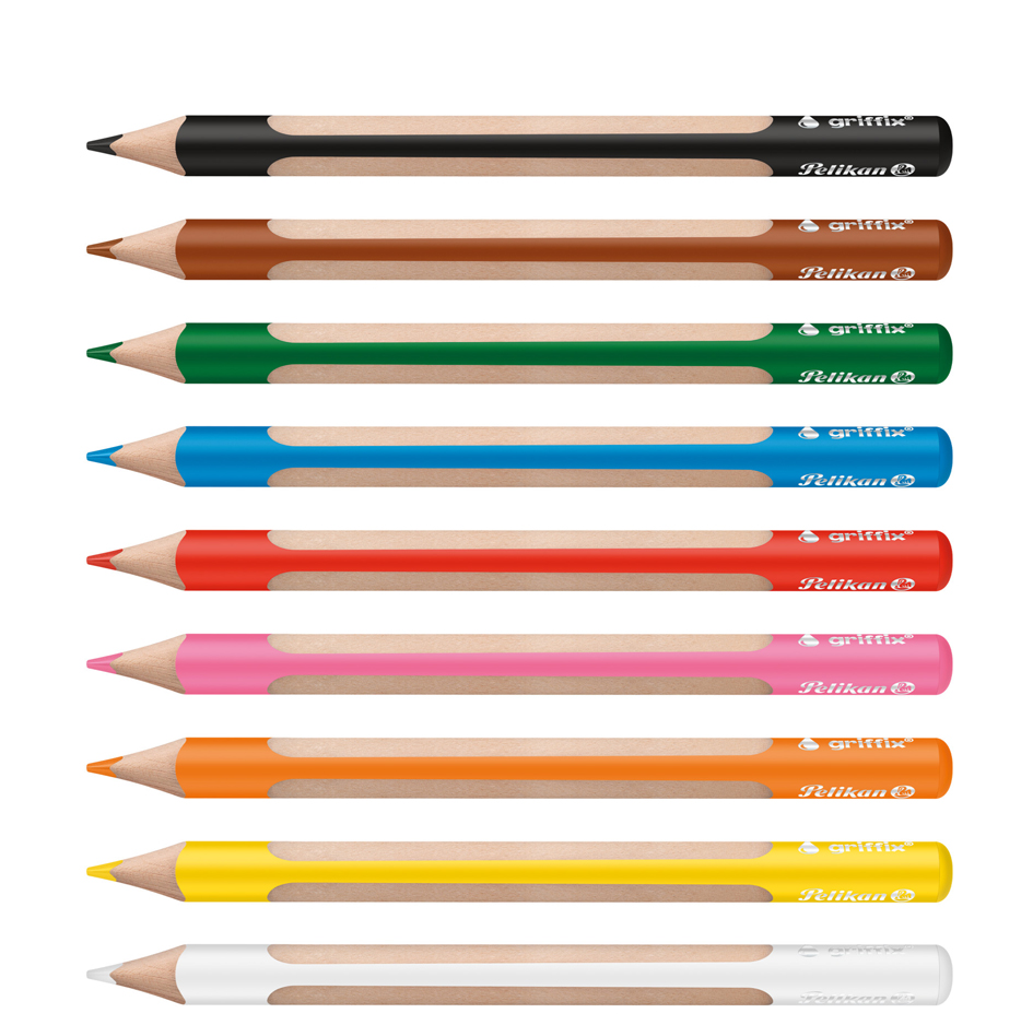 Crayon de couleur triangulaire griffix®