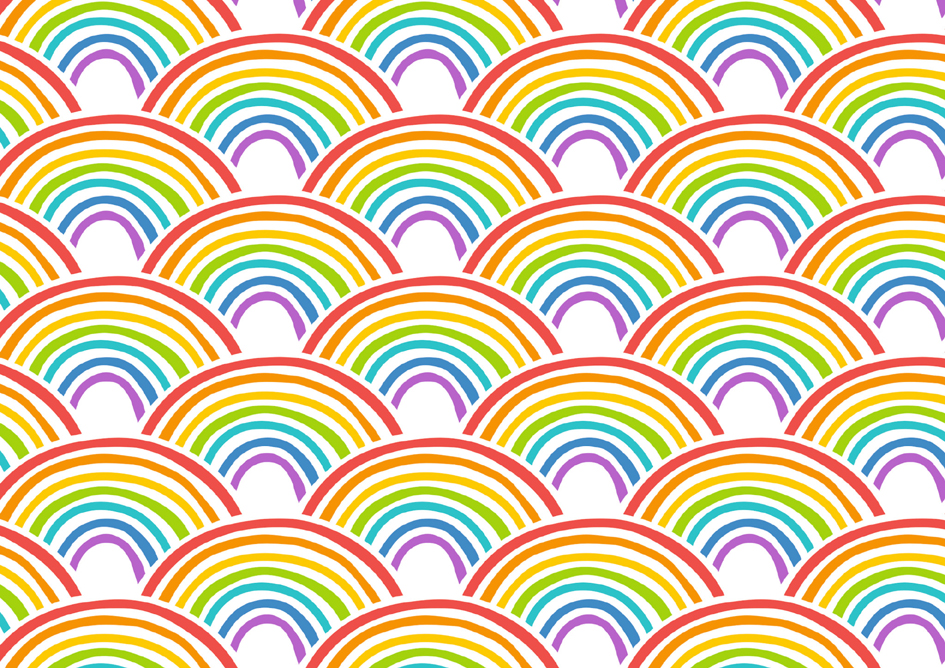 Motif: Le pays des arcs-en-ciel