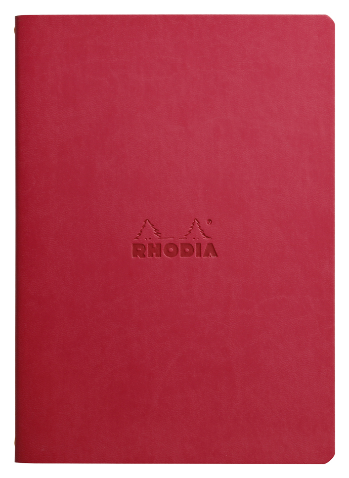 RHODIA Carnet piqûre textile RHODIARAMA, A5, ligné