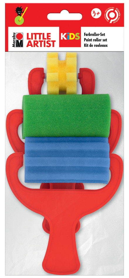 Marabu KiDS Set de rouleaux de peinture Little Artist