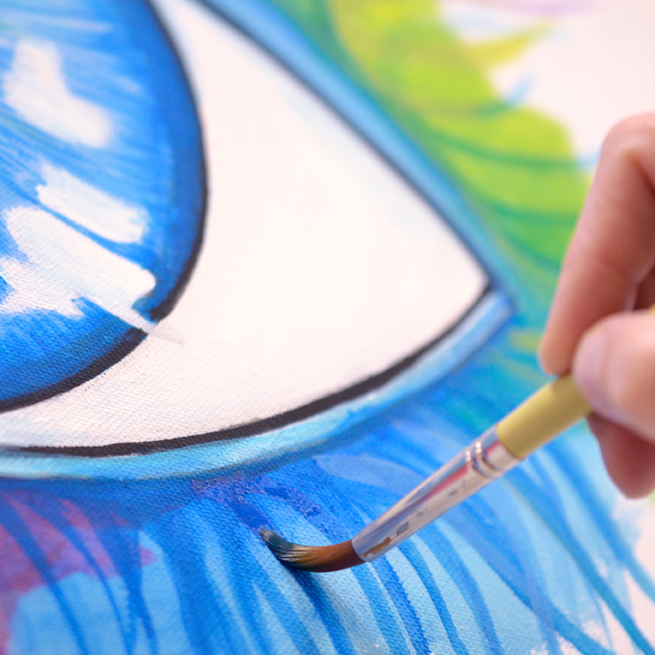 Sets de peinture acrylique, bouteille