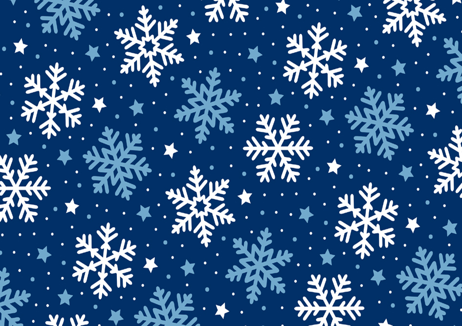 SUSY CARD Papier cadeau de Noël 'flocons de neige'