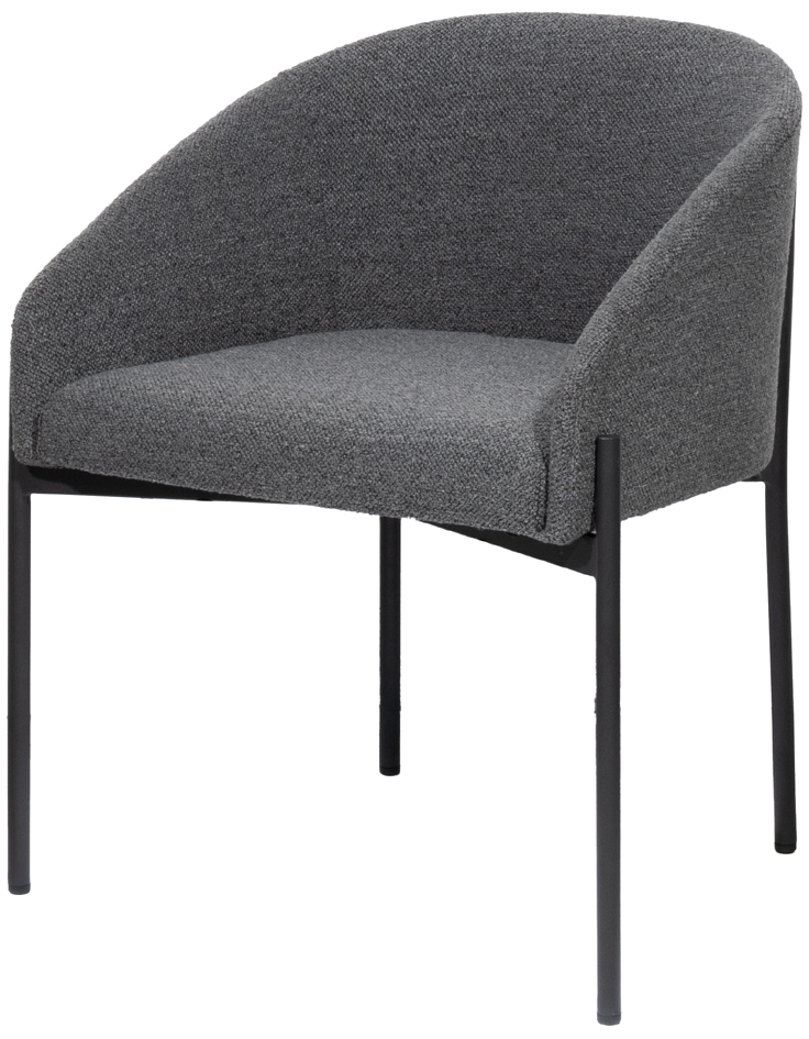 PAPERFLOW Fauteuil visiteur MILO, anthracite