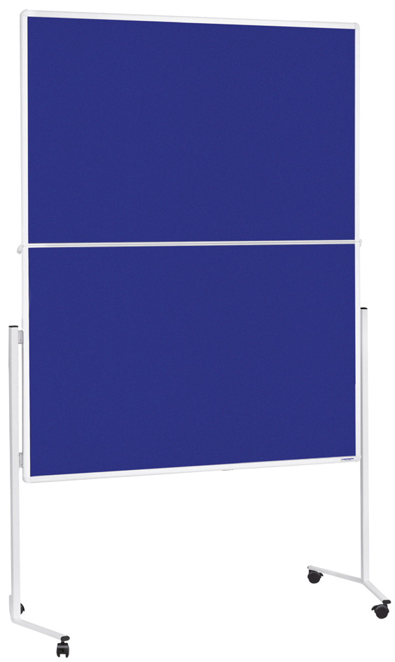 magnetoplan tableau de présentation, (L)1200 x (H)1500, bleu