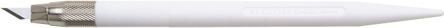 NT Cutter Scalpel D-401P, blanc pastel