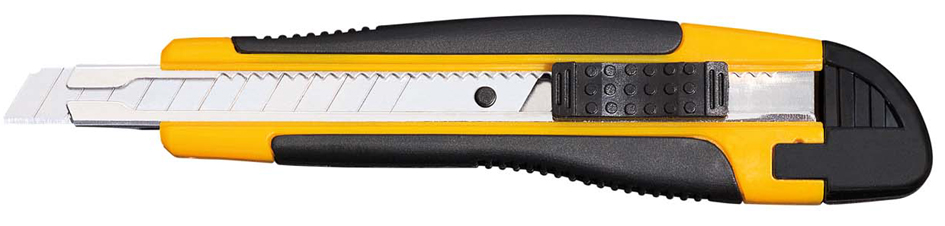 WEDO Cutter universel, lame: 9 mm, noir/jaune