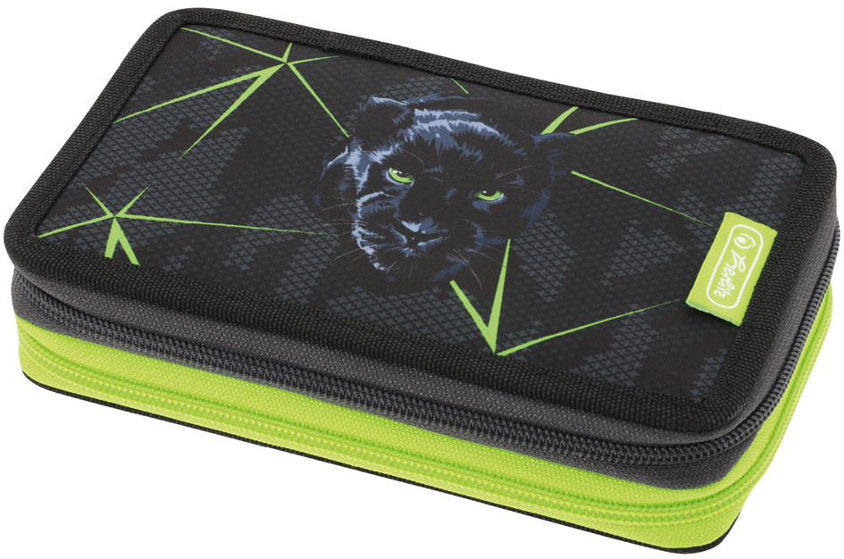 herlitz Etui scolaire double 'Wild Life', 23 pièces