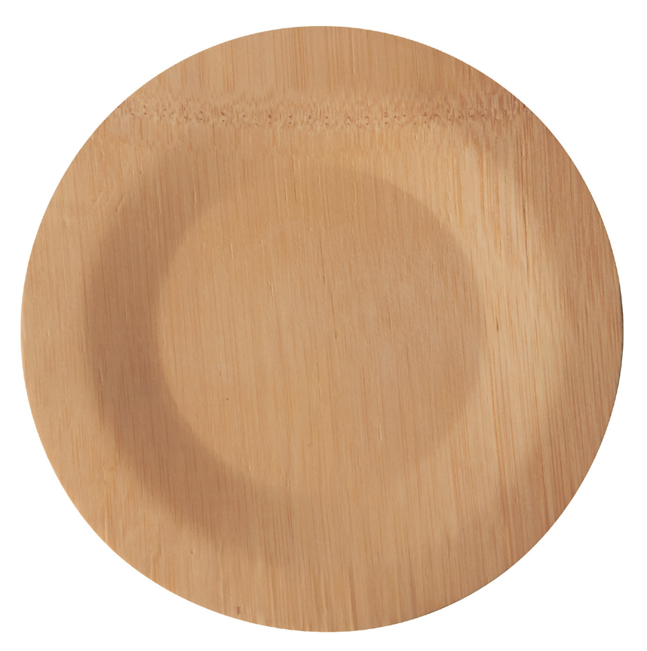 Assiettes jetables, bambou