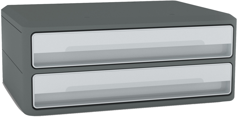 CEP Module de rangement/support d'écran MoovUp, 2 tiroirs