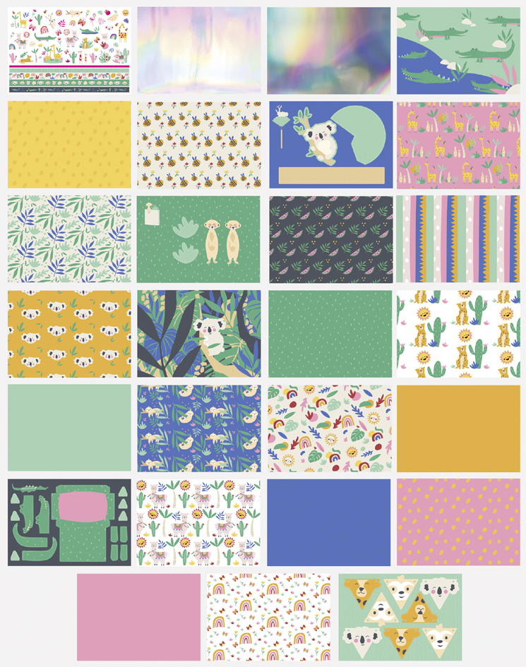 folia Bloc d'activités manuelles 'Glitter Everywhere' (L)240 x (H)340 mm assorti assorties 27