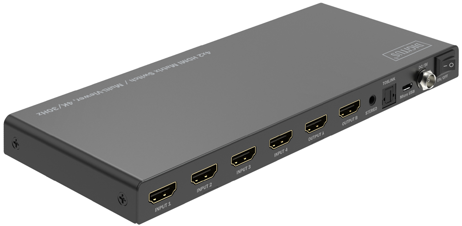 Commutateur matriciel/multi-viewer HDMI 4x2