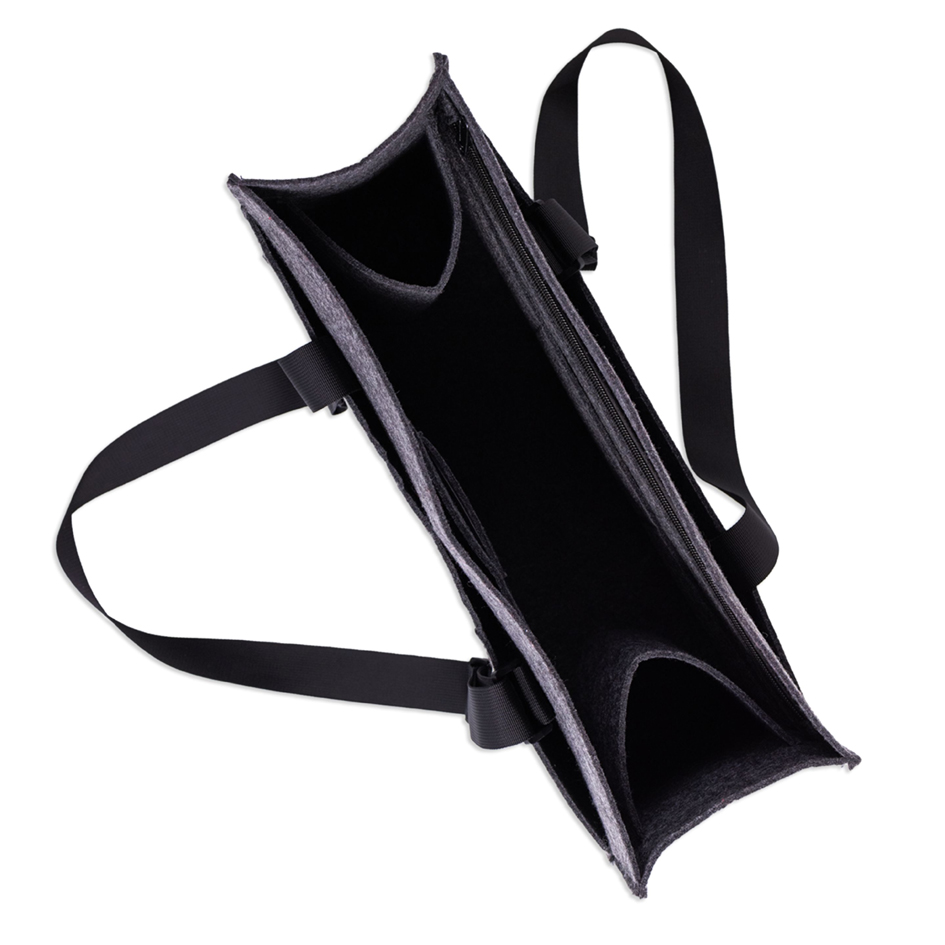 Sacoche en feutre Desk Sharing Bag ecoAware, vue intérieure