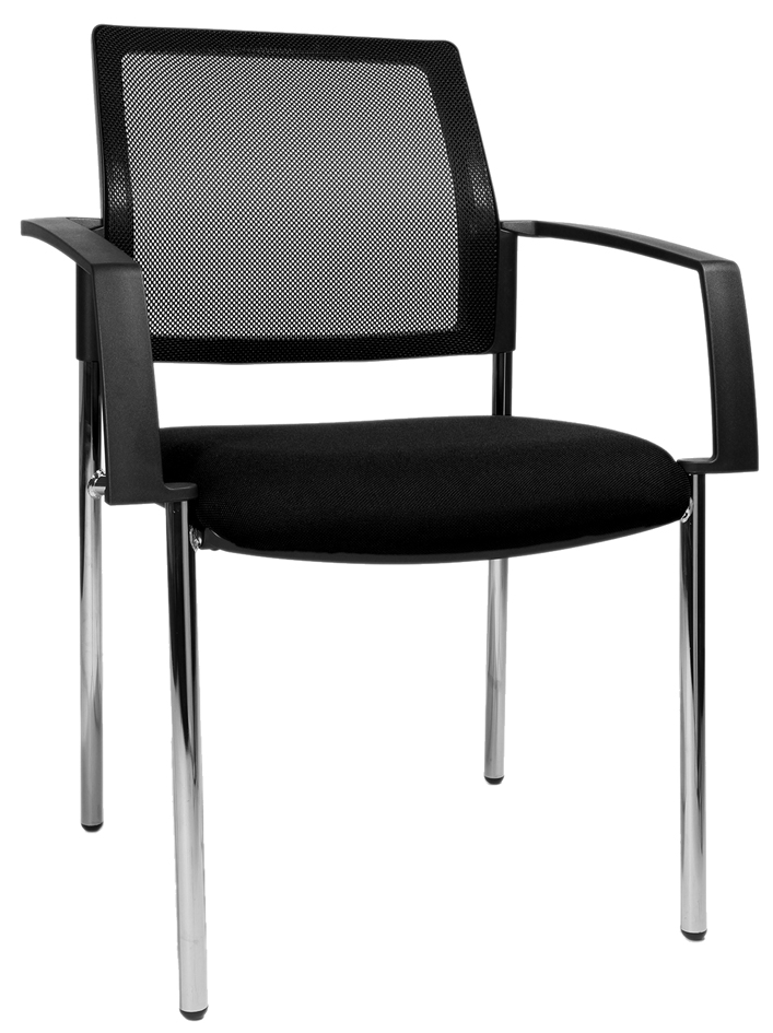 Topstar Chaise de bureau 'filet BtoB 10', noir