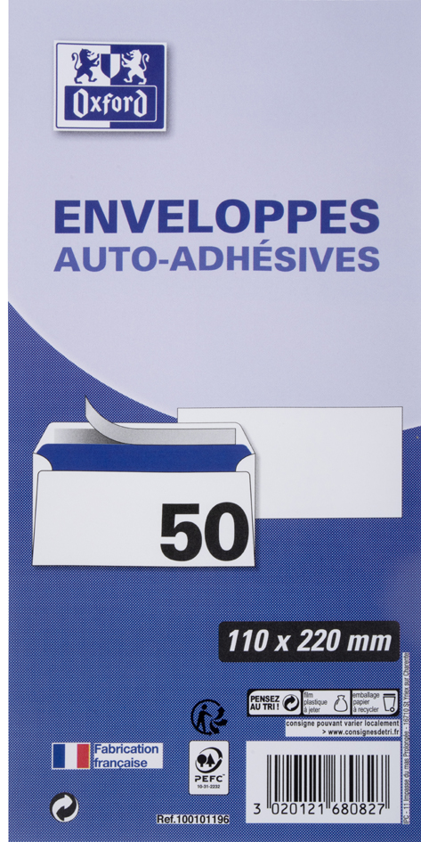 Paxels enveloppes bandes adhésives