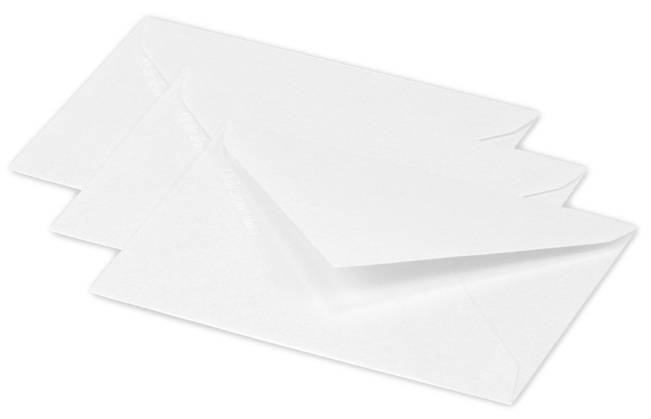 Pollen by Clairefontaine Enveloppes 75 x 100 mm, blanc irisé