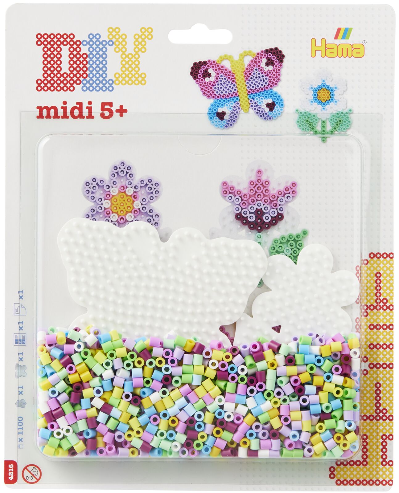 Motif : "Papillon/Petite fleur"