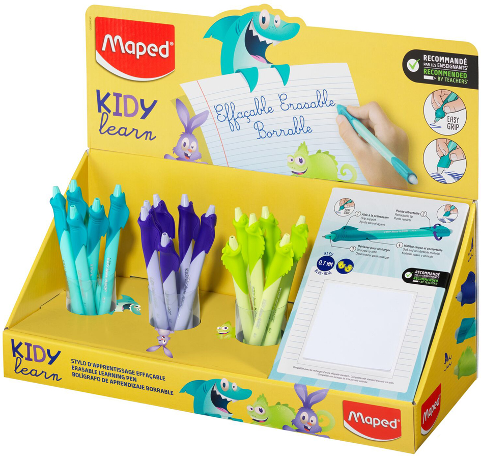 Maped Stylo roller KIDY learn, présentoir de 18