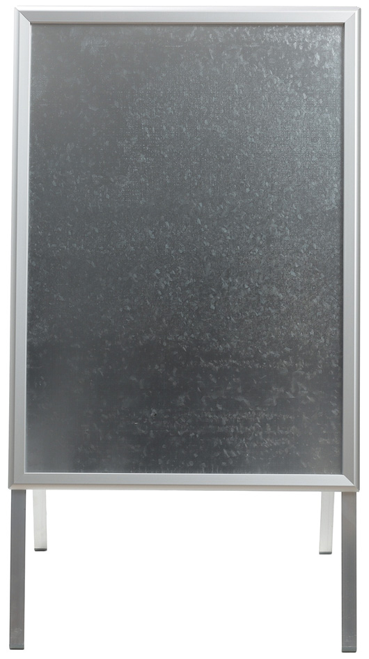 EUROPEL Panneau trottoir ECONOMY OUTDOOR, A1, argent