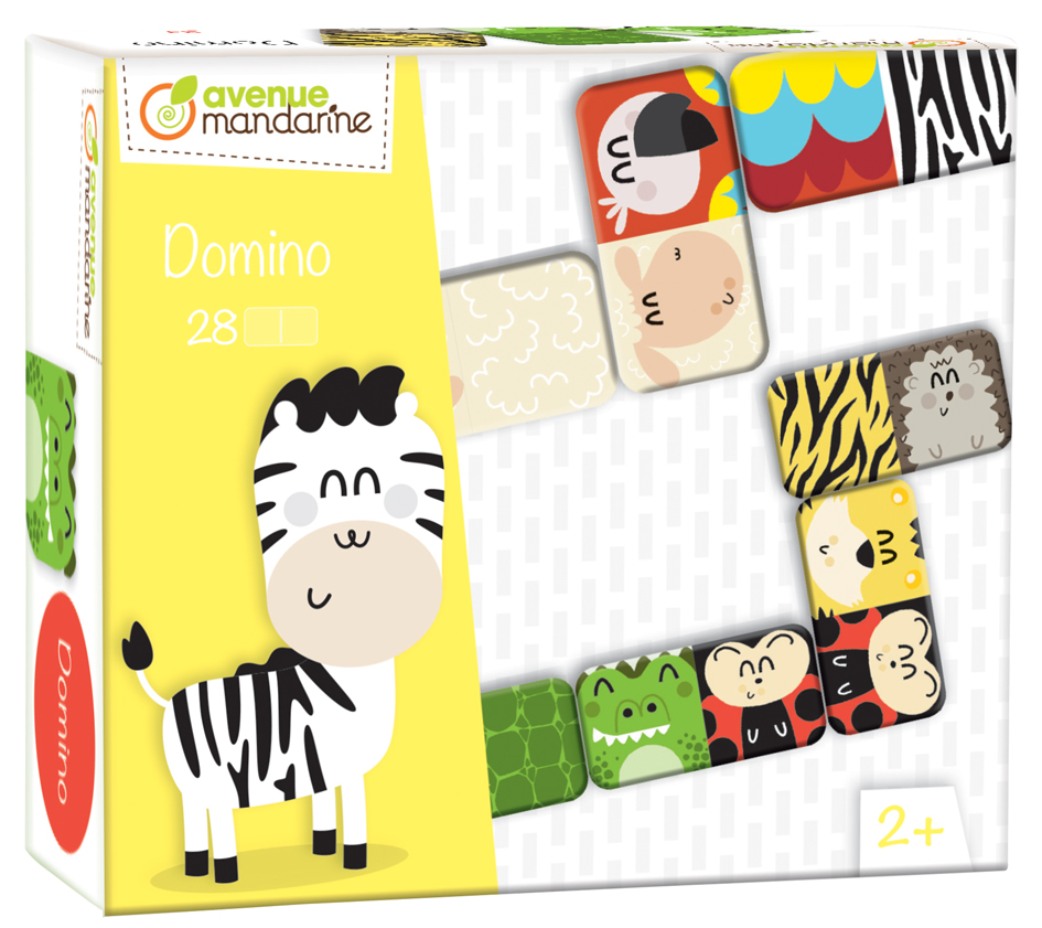 My Mandarine Domino 'Animaux et textures'