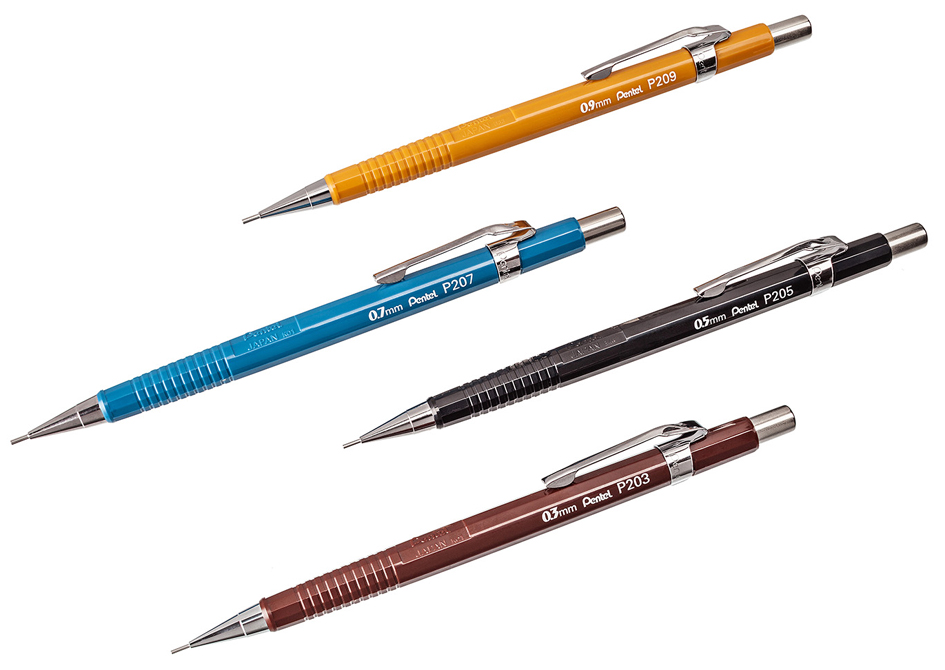 Pentel Etui mines HI-POLYMER SUPER, dureté: HB